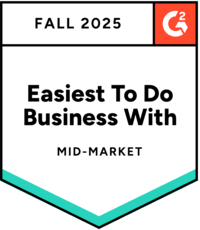 G2 Easiest to Do Business With Fall 2025
