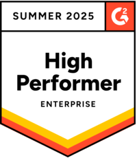 G2 High Performer Enterprise Summer 2025